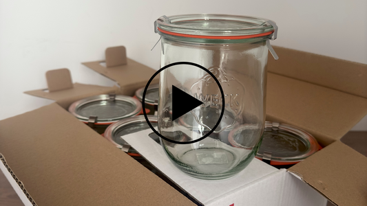 Сет баночек тюльпанов Weck-745 (1 литр)