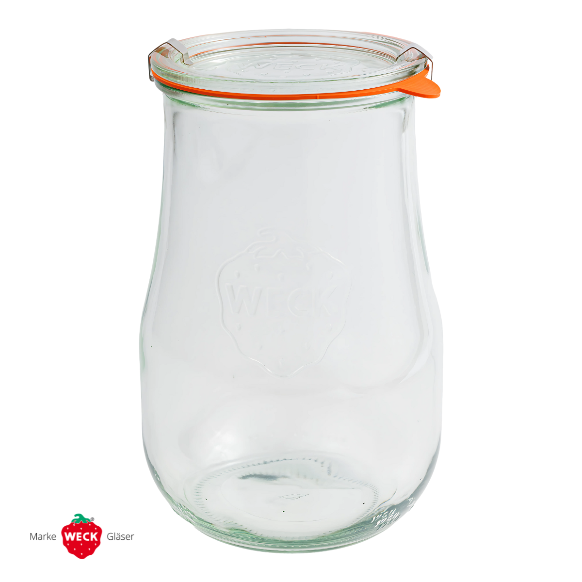 Банка стеклянная формы тюльпан с крышкой 1.75 литров