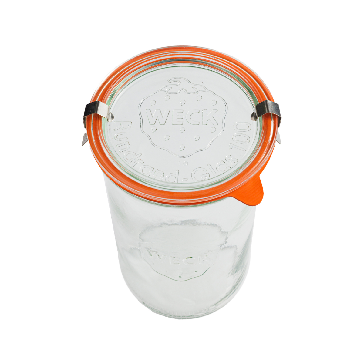 Банка стеклянная конус с крышкой 1.0 литр